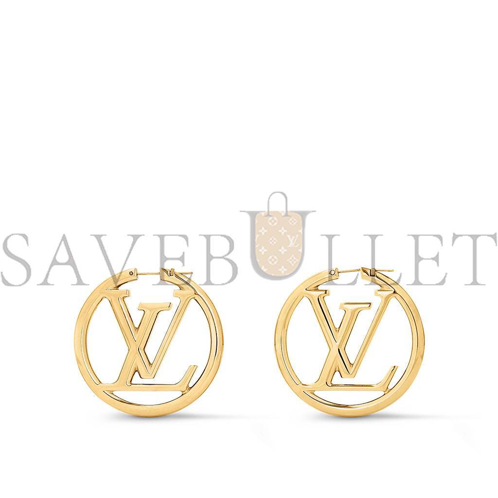 LOUIS VUITTON LOUISE HOOP GM EARRINGS M64288